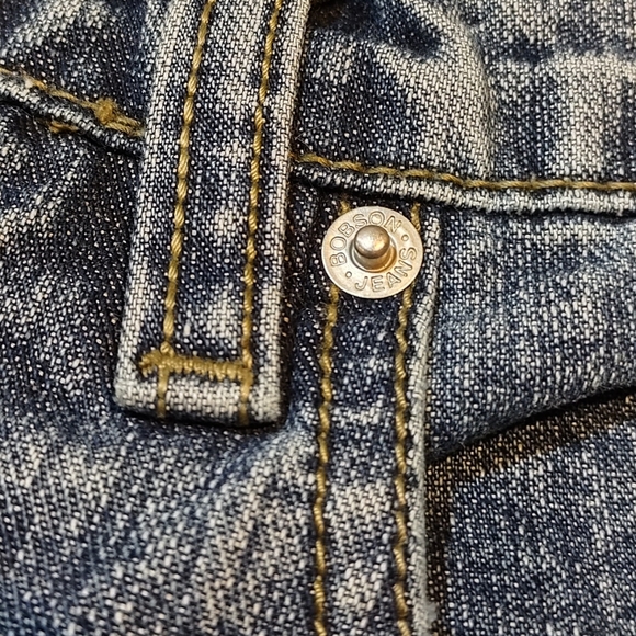 VTG Bobson Jeans Side Zipper Blue Jeans - Picture 9 of 12